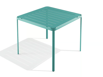 MELIK - Square powder coated steel table by BABEL D - view 2